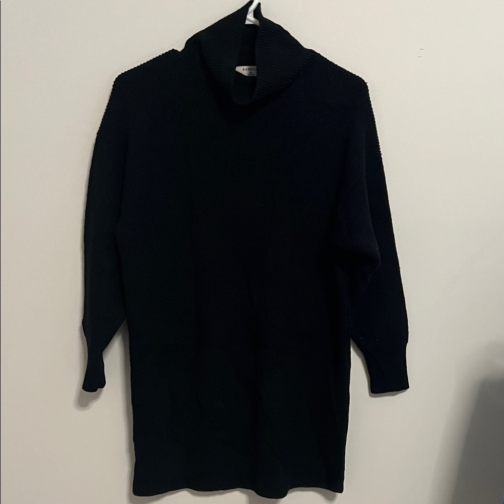 Babaton Black Turtleneck Sweater